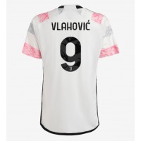 Stroje piłkarskie Juventus Dusan Vlahovic #9 Koszulka Wyjazdowej 2023-24 Krótki Rękaw